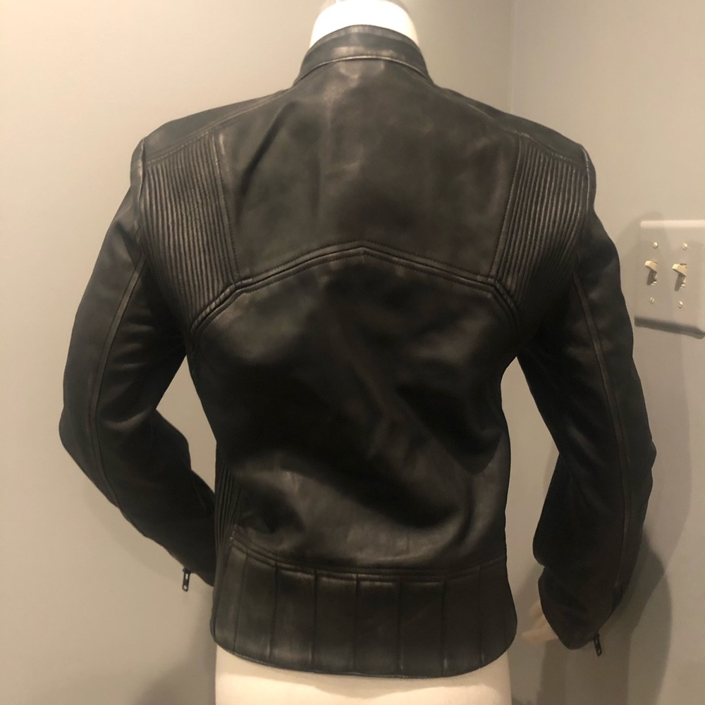 Anthropologie Artisan De Luxe Leather moto jacket - Picture 2 of 8